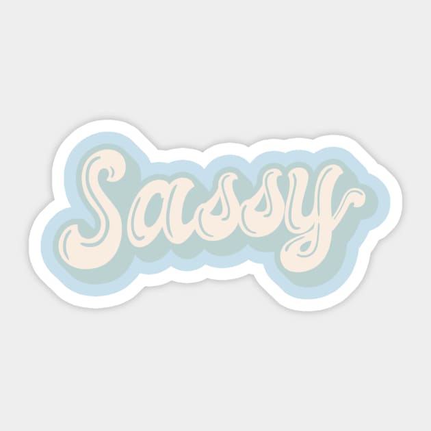 SASSY Sticker by ORIGINALONE